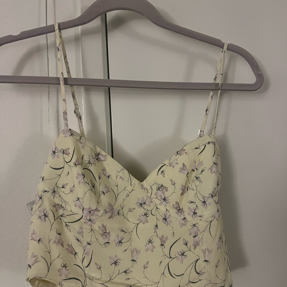 Floral Spaghetti Strap Top